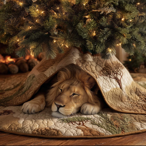 Sleeping Majesty Quilted Tree Skirt GFTOTG1960