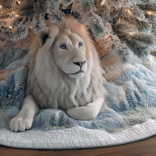 Majestic Lion Quilted Tree Skirt GFTOTG1962