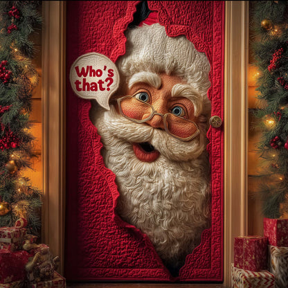 Jolly Santa Quilted Door Cover GFTOTG1974