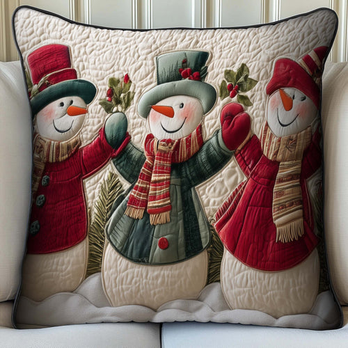 Snowman Quilted Pillow Case GFTOTG1981