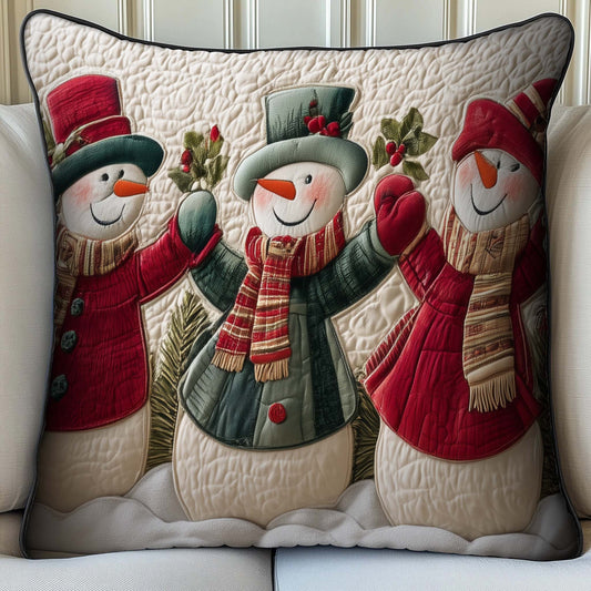 Snowman Quilted Pillow Case GFTOTG1981