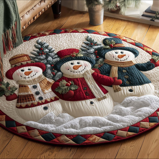 Snowman Quilted Round Mat GFTOTG1983