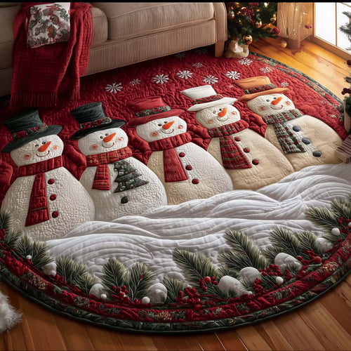 Snowman Quilted Round Mat GFTOTG1984
