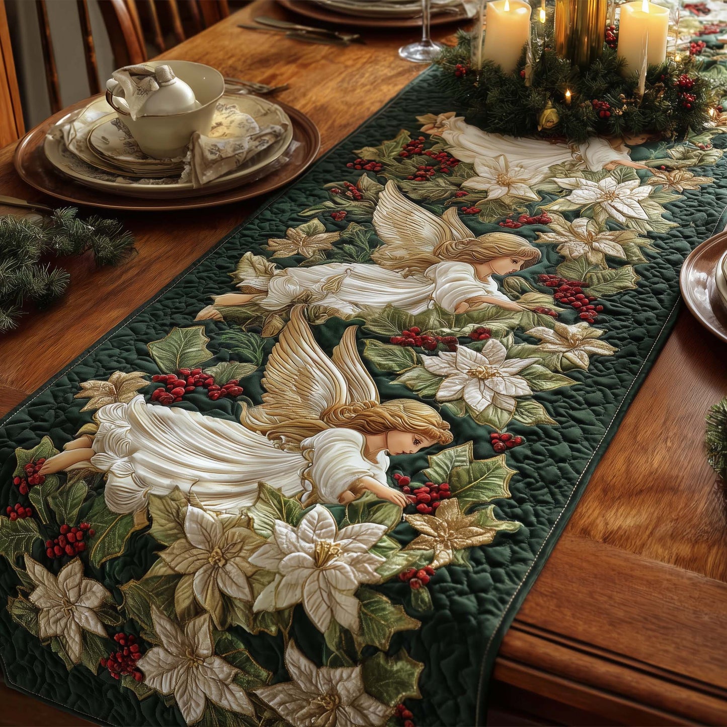 Glowing Halo Quilted Table Runner GFTOTG1987