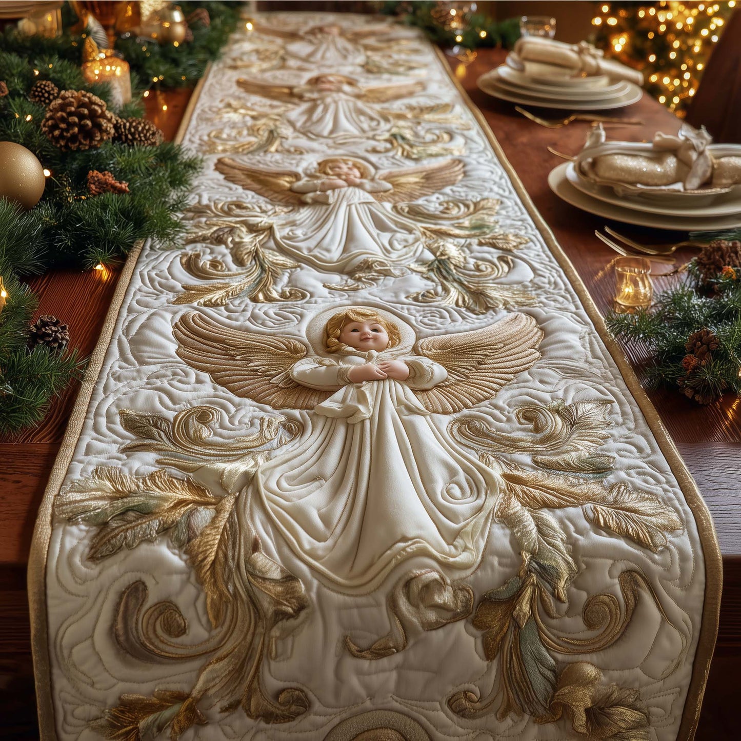 Glowing Halo Quilted Table Runner GFTOTG1991