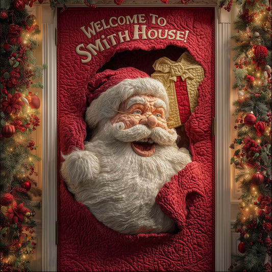 Jolly Santa Quilted Door Cover QTCUZ GFTOTG2005