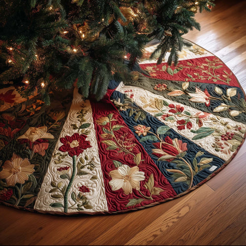 Blossom Trail Quilted Tree Skirt GFTOTG2019