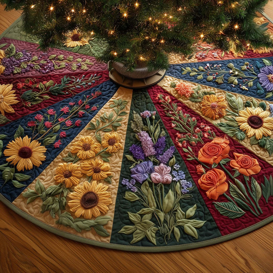 Blossom Trail Quilted Tree Skirt GFTOTG2021