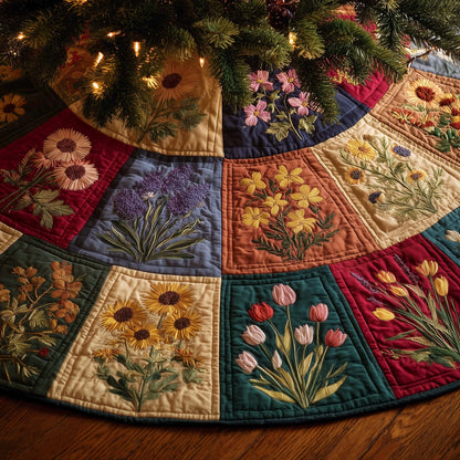 Blossom Trail Quilted Tree Skirt GFTOTG2024