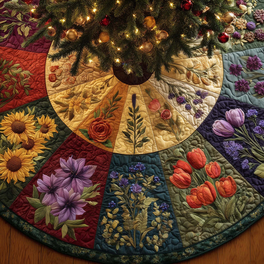 Blossom Trail Quilted Tree Skirt GFTOTG2025