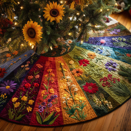 Blossom Trail Quilted Tree Skirt GFTOTG2027