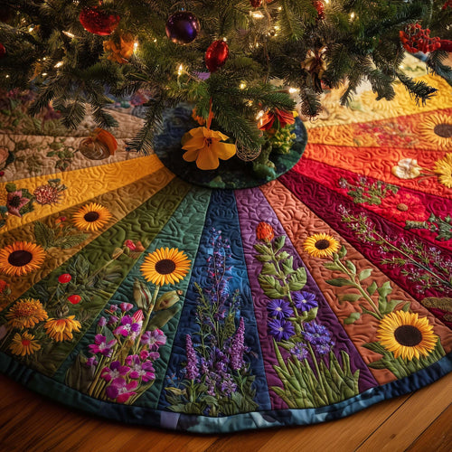 Blossom Trail Quilted Tree Skirt GFTOTG2028