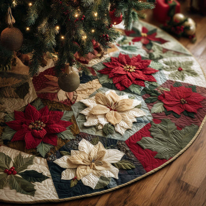 Blossom Trail Quilted Tree Skirt GFTOTG2029