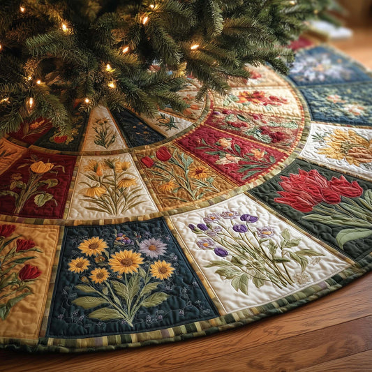 Blossom Trail Quilted Tree Skirt GFTOTG2030