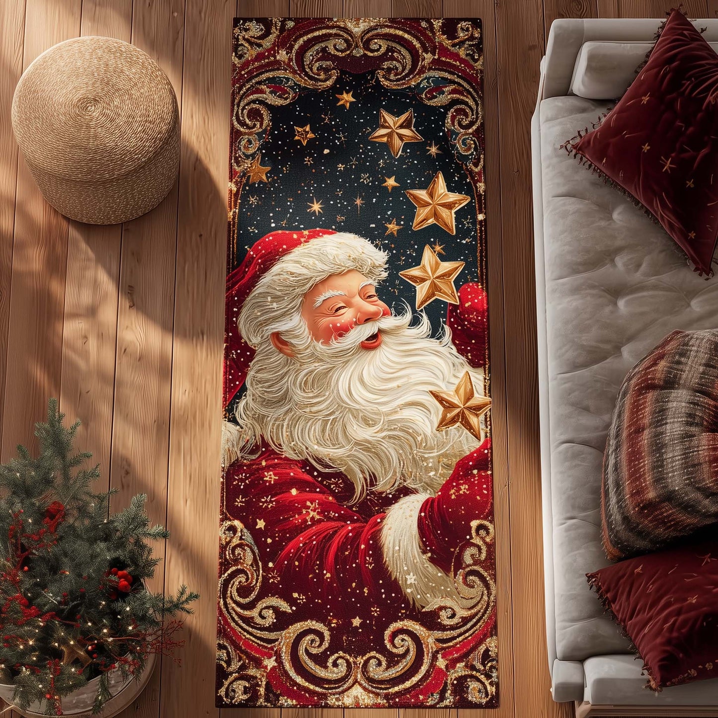 Jolly Santa Runner Rug GFTOTG2037