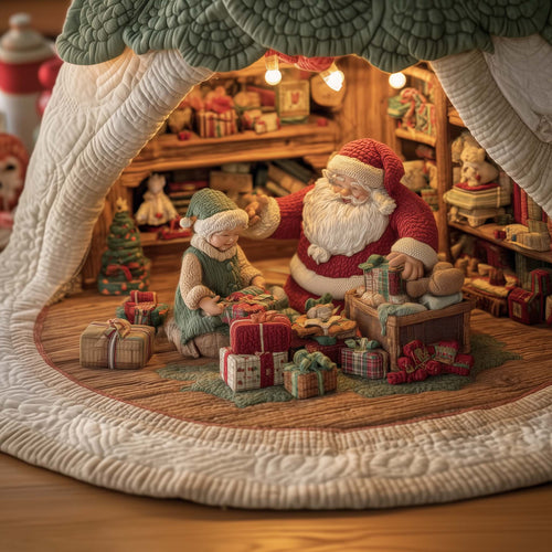 Jolly Workshop Quilted Tree Skirt GFTOTG2074