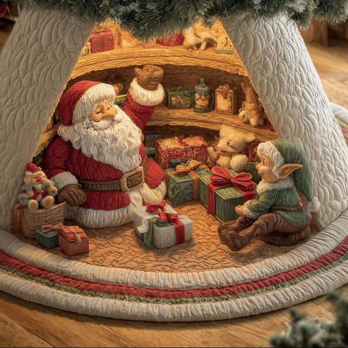 Jolly Workshop Quilted Tree Skirt GFTOTG2076