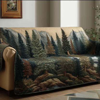 Whispering Pines Quilted Sofa Cover GFTOTG2081