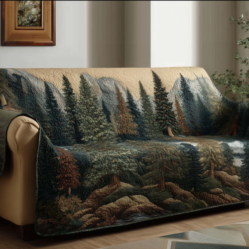 Whispering Pines Quilted Sofa Cover GFTOTG2081