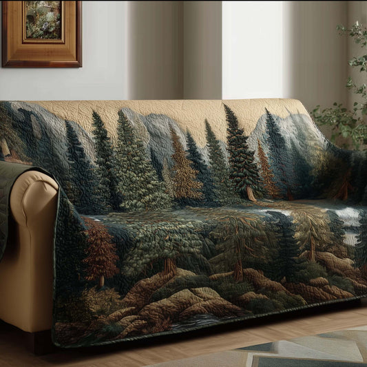 Whispering Pines Quilted Sofa Cover GFTOTG2081