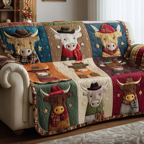 Western Party Quilted Sofa Cover GFTOTG2085