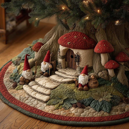 Shroom Nest Quilted Tree Skirt GFTOTG2093