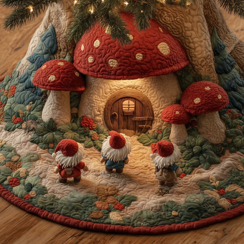 Shroom Nest Quilted Tree Skirt GFTOTG2096