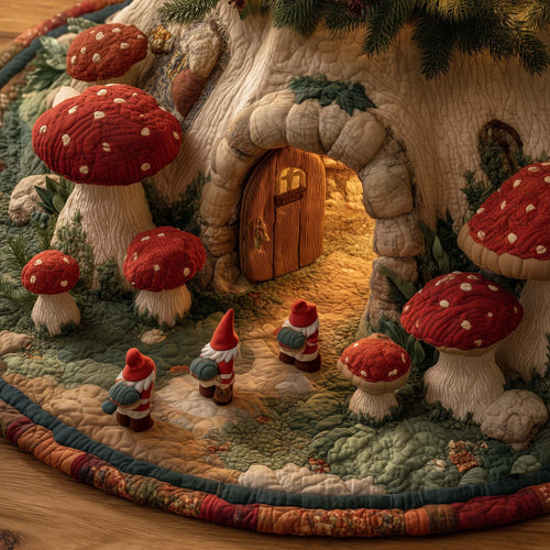 Shroom Nest Quilted Tree Skirt GFTOTG2097