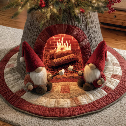 Toasty Gnome Quilted Tree Skirt GFTOTG2100