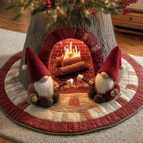 Toasty Gnome Quilted Tree Skirt GFTOTG2100