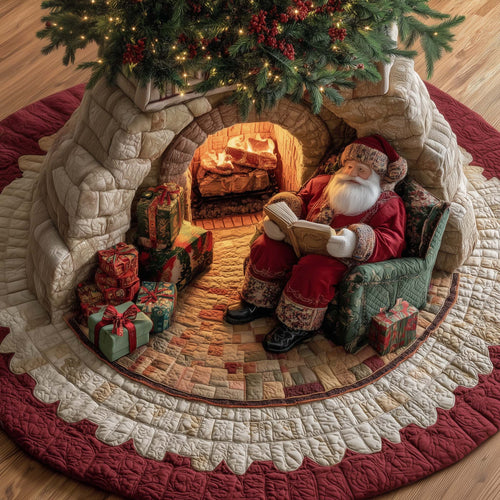 Reading Santa Quilted Tree Skirt GFTOTG2103