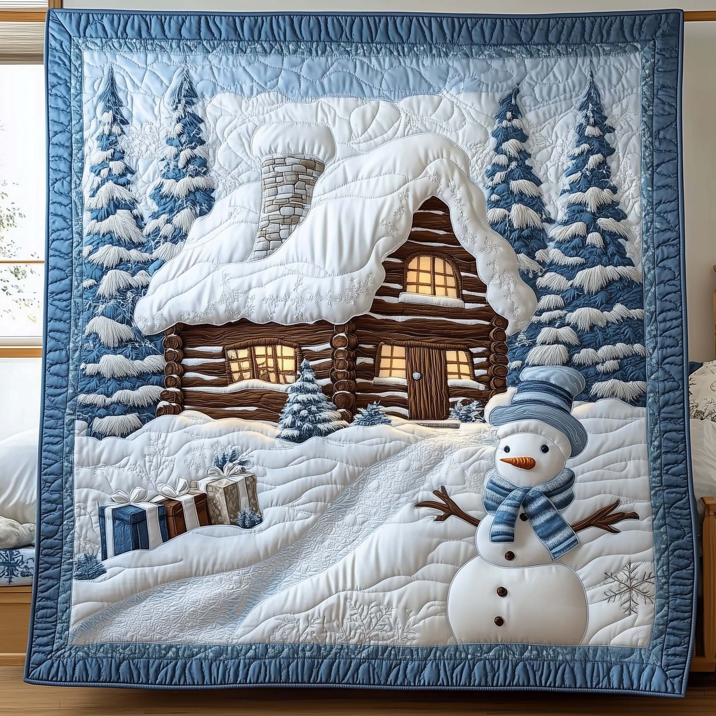 Snowman Quilted Blanket GFTOTG2159