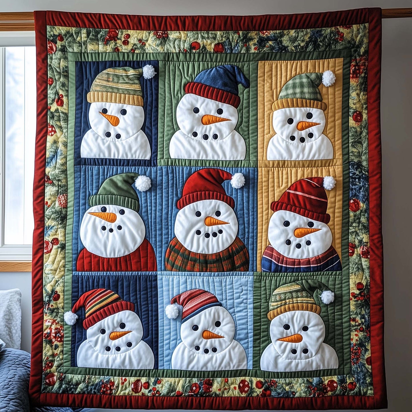 Snowman Quilted Blanket GFTOTG2163