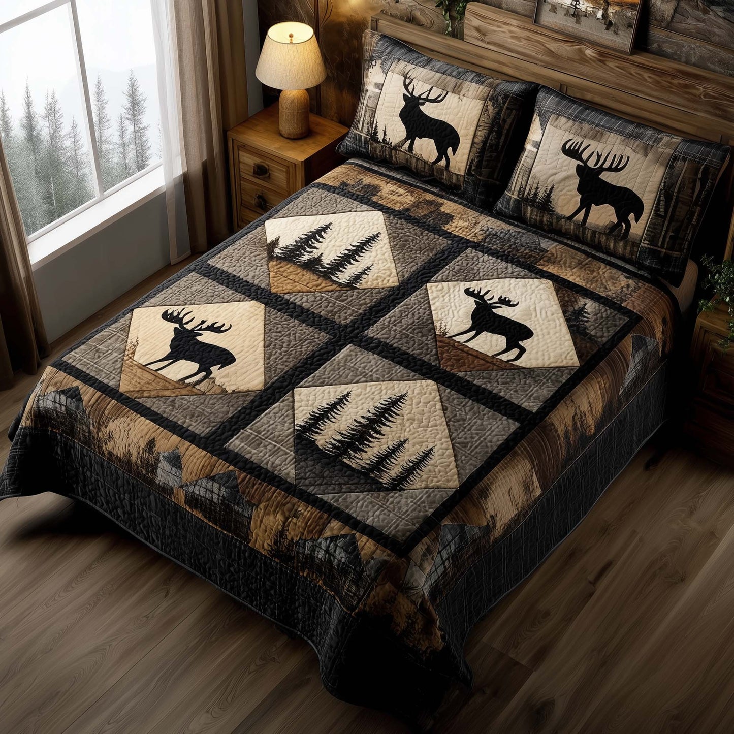 Forest Patchwork Duvet Cover Set GFTOTG2172