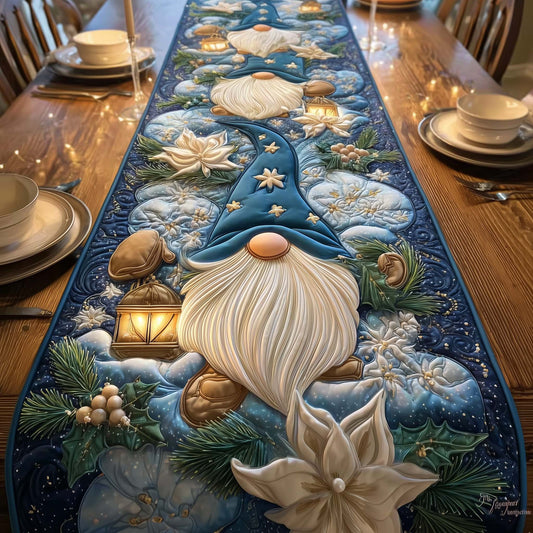 Festive Gnomes Quilted Table Runner GFTOTG2176