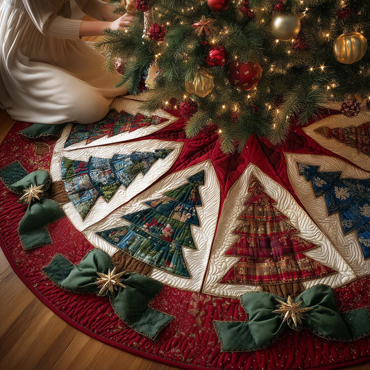 Winter Pine Quilted Tree Skirt GFTOTG2191