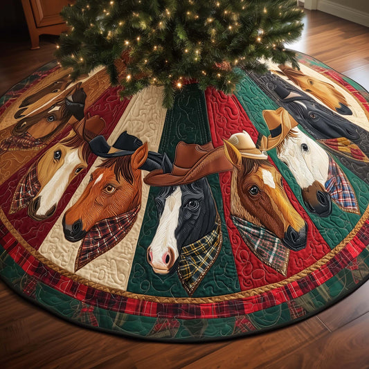 Dust Rider Quilted Tree Skirt GFTOTG2194