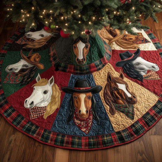 Dust Rider Quilted Tree Skirt GFTOTG2195