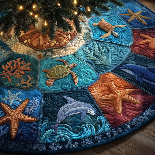 Ocean Breeze Quilted Tree Skirt GFTOTG2201