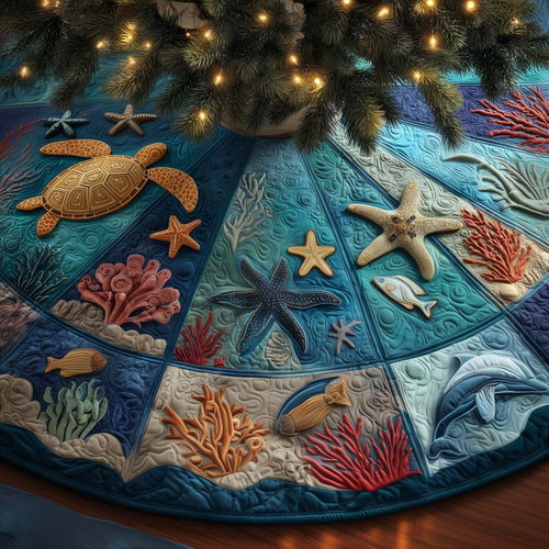 Ocean Breeze Quilted Tree Skirt GFTOTG2203