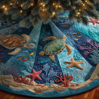 Ocean Breeze Quilted Tree Skirt GFTOTG2204