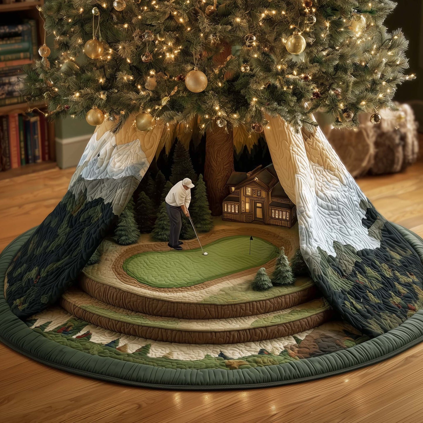 Golf Dream Quilted Tree Skirt GFTOTG2207