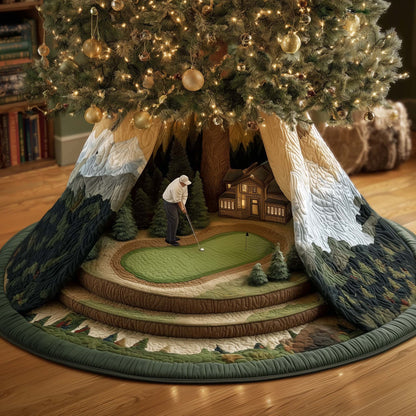 Golf Dream Quilted Tree Skirt GFTOTG2207