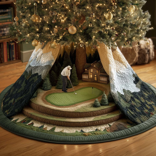 Golf Dream Quilted Tree Skirt GFTOTG2207