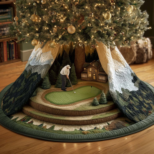 Golf Dream Quilted Tree Skirt GFTOTG2207