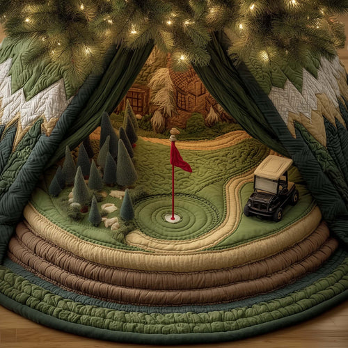 Golf Dream Quilted Tree Skirt GFTOTG2210