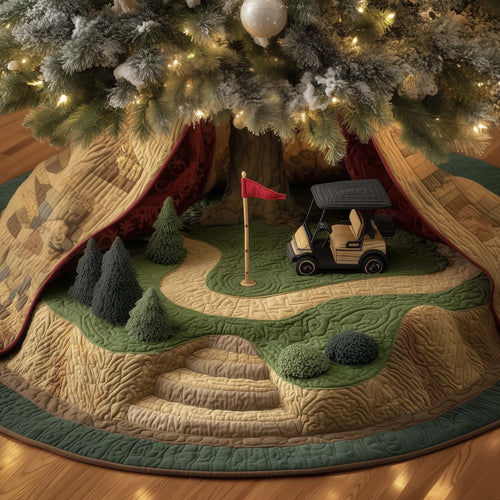 Golf Dream Quilted Tree Skirt GFTOTG2211