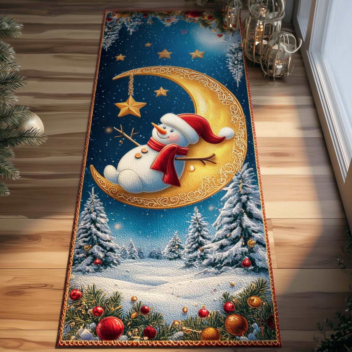 Snowman Lane Runner Rug GFTOTG2234
