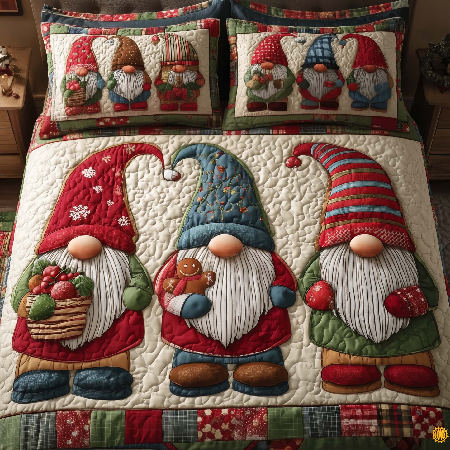 Festive Gnomes Duvet Cover Set GFTOTG2262