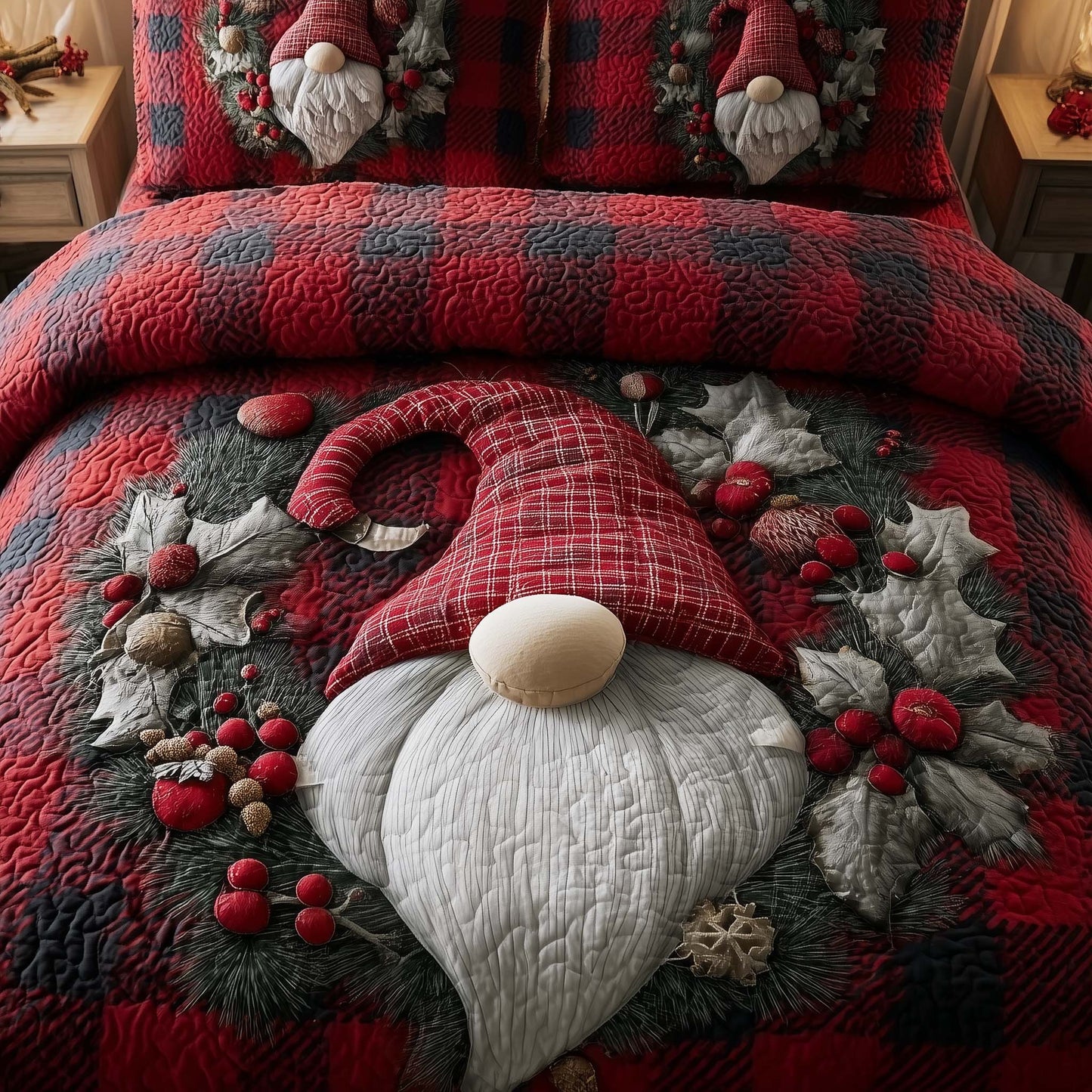 Festive Gnomes Duvet Cover Set GFTOTG2263